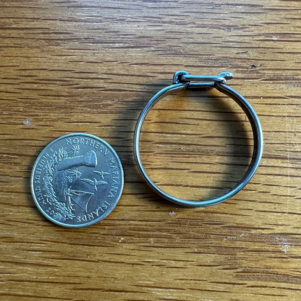 Vintage Ford Brewster Motors Inc Herrin ILL Return Postage Guaranteed Key Ring - Picture 2 of 10